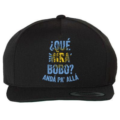 Qué Miras Bobo, Qué Mira Bobo Costume Wool Snapback Cap