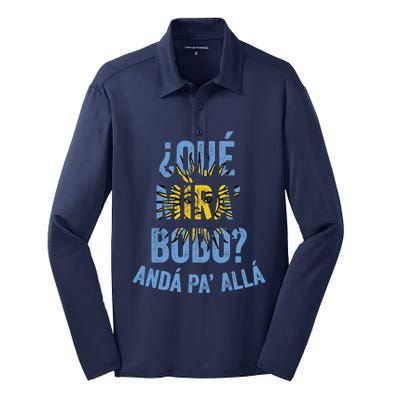 Qué Miras Bobo, Qué Mira Bobo Costume Silk Touch Performance Long Sleeve Polo