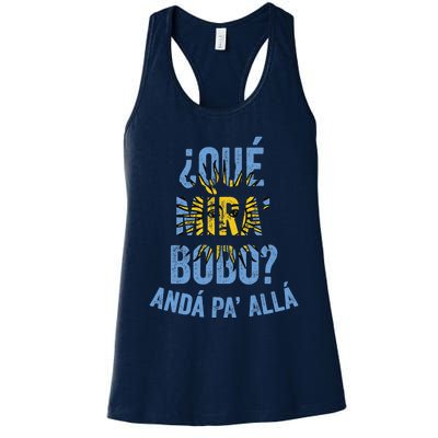 Qué Miras Bobo, Qué Mira Bobo Costume Women's Racerback Tank