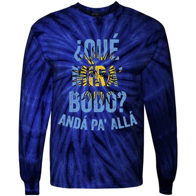 Qué Miras Bobo, Qué Mira Bobo Costume Tie-Dye Long Sleeve Shirt