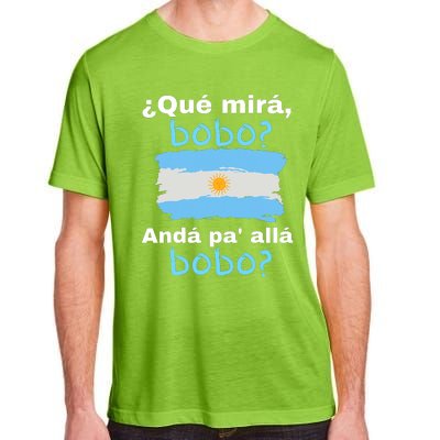 Qué Miras Bobo, Qué Mira Bobo Andá Pa' Allá Funny Flag Adult ChromaSoft Performance T-Shirt