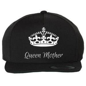 Queen Mother Best MotherS Day Gifts Mom Grandma Wool Snapback Cap