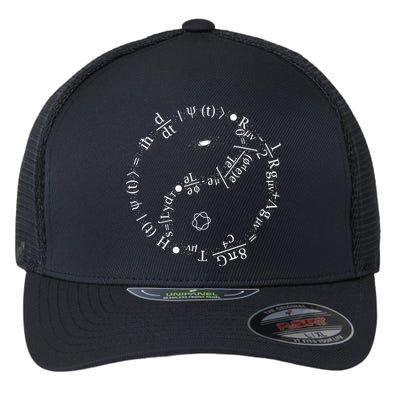 Quantum Mechanics Formula String Theory Maths Universe Flexfit Unipanel Trucker Cap