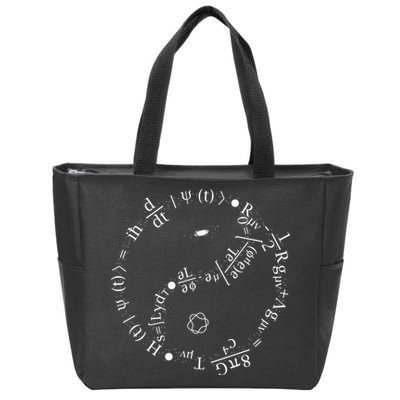 Quantum Mechanics Formula String Theory Maths Universe Zip Tote Bag