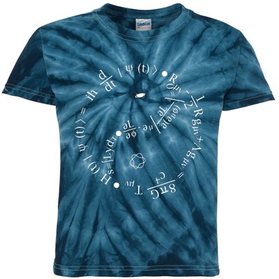 Quantum Mechanics Formula String Theory Maths Universe Kids Tie-Dye T-Shirt