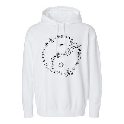 Quantum Mechanics Formula String Theory Maths Universe Garment-Dyed Fleece Hoodie