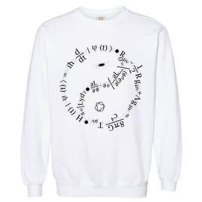 Quantum Mechanics Formula String Theory Maths Universe Garment-Dyed Sweatshirt