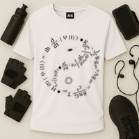 Quantum Mechanics Formula String Theory Maths Universe Performance Shirt