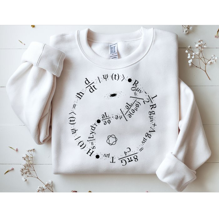 Quantum Mechanics Formula String Theory Maths Universe Sweatshirt