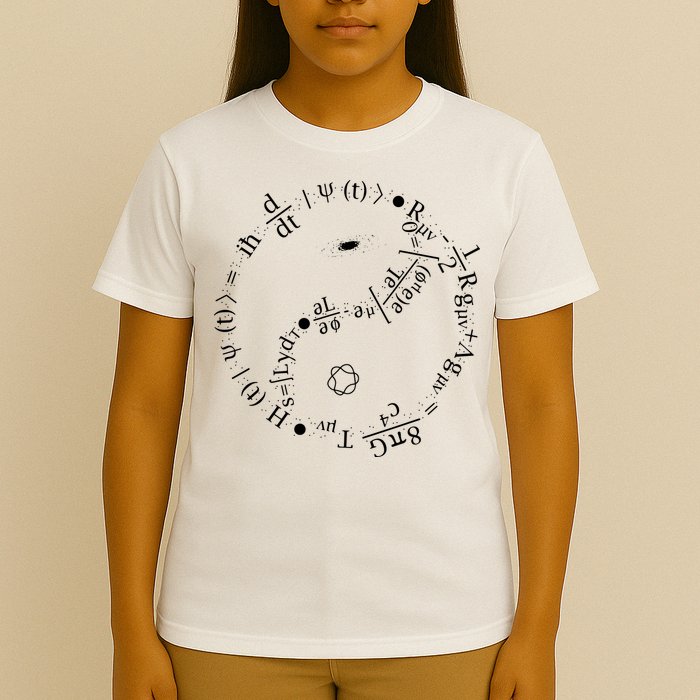 Quantum Mechanics Formula String Theory Maths Universe T-Shirt
