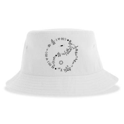 Quantum Mechanics Formula String Theory Maths Universe Sustainable Bucket Hat