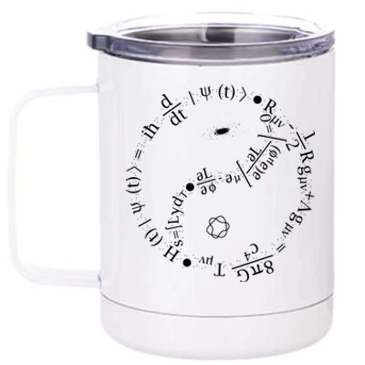 Quantum Mechanics Formula String Theory Maths Universe 12 oz Stainless Steel Tumbler Cup