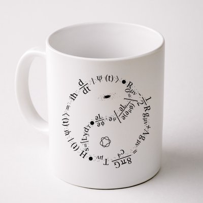 Quantum Mechanics Formula String Theory Maths Universe Mug