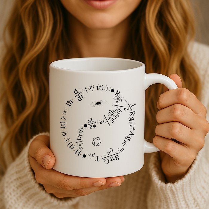 Quantum Mechanics Formula String Theory Maths Universe Mug