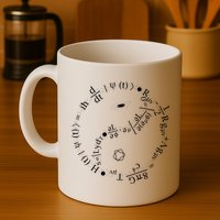 Quantum Mechanics Formula String Theory Maths Universe Mug