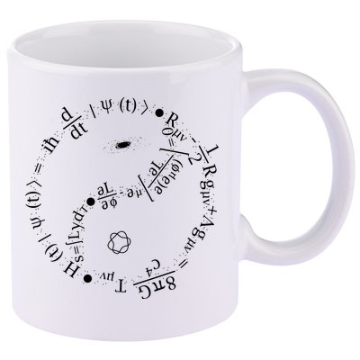 Quantum Mechanics Formula String Theory Maths Universe 11oz C Handle Ceramic Mug