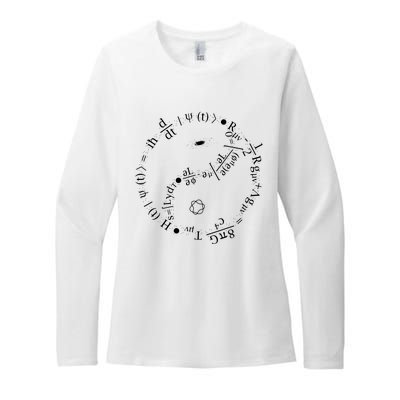 Quantum Mechanics Formula String Theory Maths Universe Womens CVC Long Sleeve Shirt