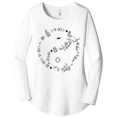 Quantum Mechanics Formula String Theory Maths Universe Women's Perfect Tri Tunic Long Sleeve Shirt