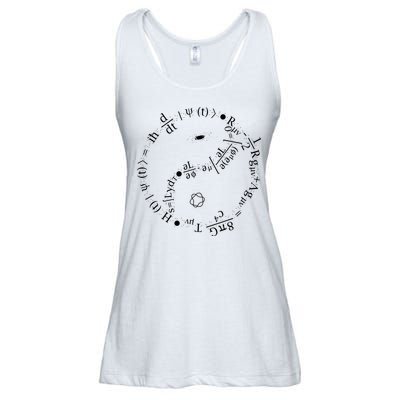 Quantum Mechanics Formula String Theory Maths Universe Ladies Essential Flowy Tank