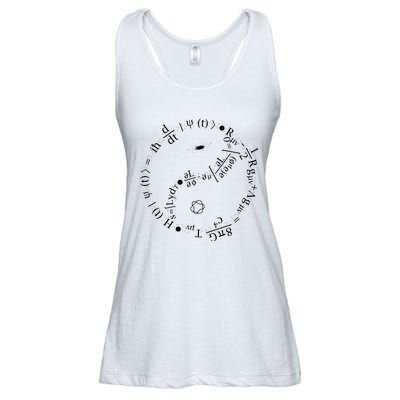 Quantum Mechanics Formula String Theory Maths Universe Ladies Essential Flowy Tank