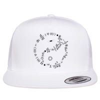 Quantum Mechanics Formula String Theory Maths Universe Flat Bill Trucker Hat