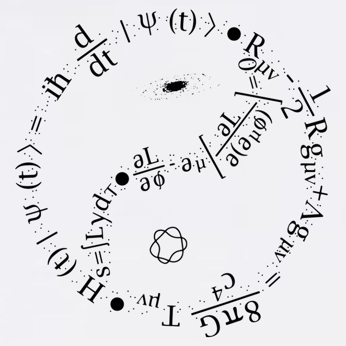Quantum Mechanics Formula String Theory Maths Universe Mousepad