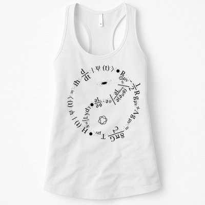 Quantum Mechanics Formula String Theory Maths Universe Womens Tank Top