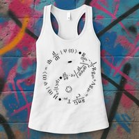Quantum Mechanics Formula String Theory Maths Universe Womens Tank Top