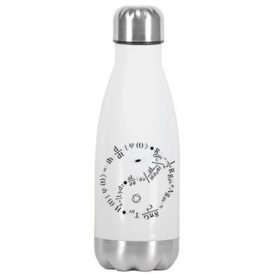 Quantum Mechanics Formula String Theory Maths Universe Stainless Steel Insulated Water Bottle