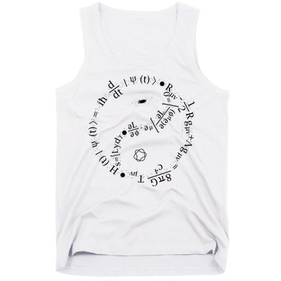 Quantum Mechanics Formula String Theory Maths Universe Tank Top