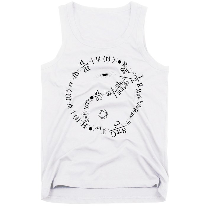 Quantum Mechanics Formula String Theory Maths Universe Tank Top