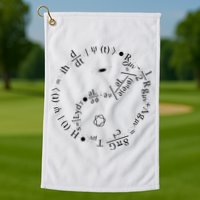 Quantum Mechanics Formula String Theory Maths Universe Golf Towel