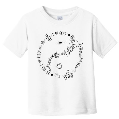 Quantum Mechanics Formula String Theory Maths Universe Toddler T-Shirt