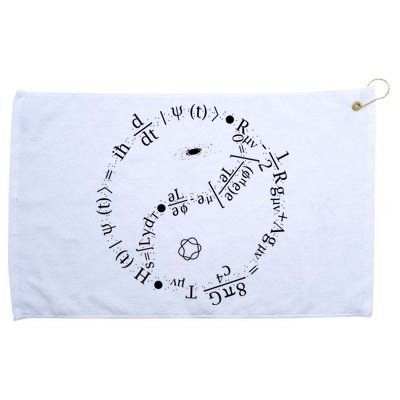 Quantum Mechanics Formula String Theory Maths Universe Grommeted Golf Towel