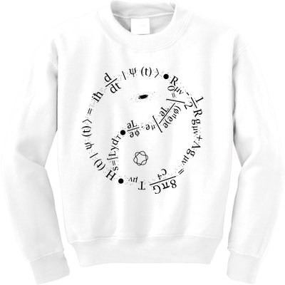 Quantum Mechanics Formula String Theory Maths Universe Kids Sweatshirt