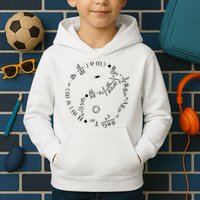 Quantum Mechanics Formula String Theory Maths Universe Kids Hoodie