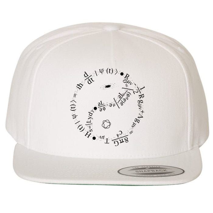Quantum Mechanics Formula String Theory Maths Universe Wool Snapback Cap