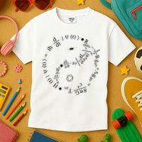 Quantum Mechanics Formula String Theory Maths Universe Kids T-Shirt
