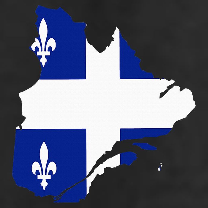 Quebec Map Flag Drapeau Carte QuéBec (Fleurdelisé) Adult Drive Performance Visor