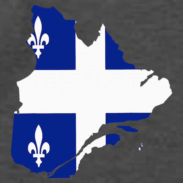 Quebec Map Flag Drapeau Carte QuéBec (Fleurdelisé) Vector Backpack