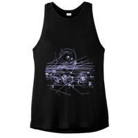 Quantum Mechanics Higgs Boson LHC Particle Physics Scientist Ladies PosiCharge Tri-Blend Wicking Tank