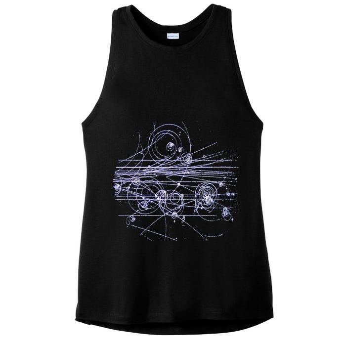 Quantum Mechanics Higgs Boson LHC Particle Physics Scientist Ladies PosiCharge Tri-Blend Wicking Tank