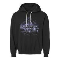 Quantum Mechanics Higgs Boson LHC Particle Physics Scientist Garment-Dyed Fleece Hoodie