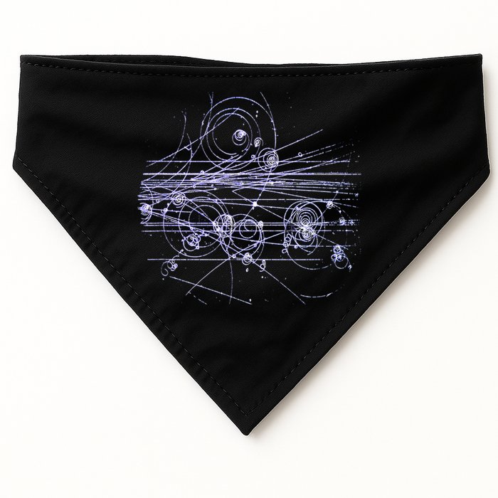Quantum Mechanics Higgs Boson LHC Particle Physics Scientist USA-Made Doggie Bandana