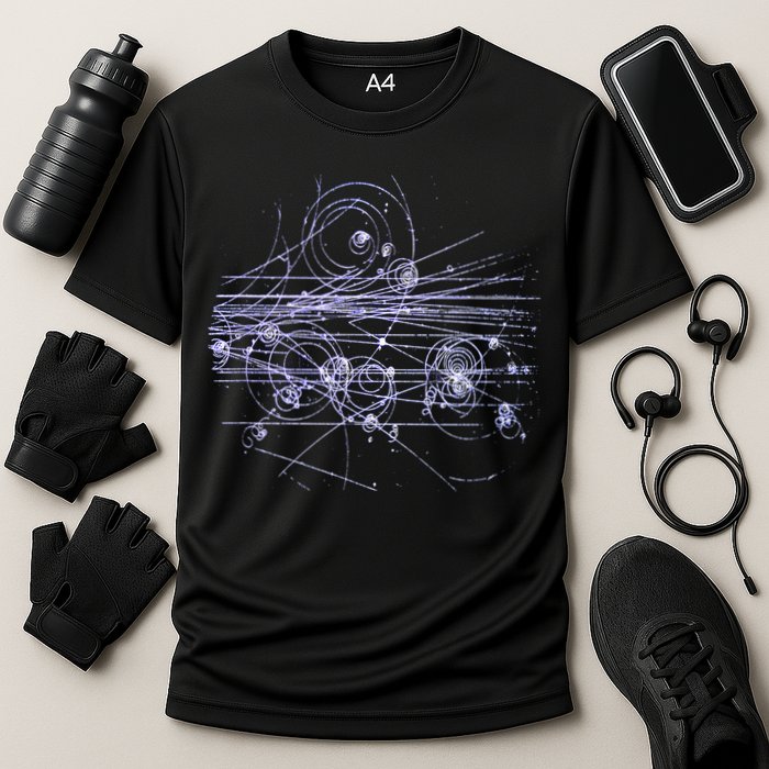 Quantum Mechanics Higgs Boson LHC Particle Physics Scientist Performance Shirt