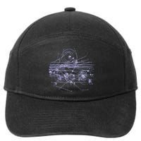 Quantum Mechanics Higgs Boson LHC Particle Physics Scientist 7-Panel Snapback Hat