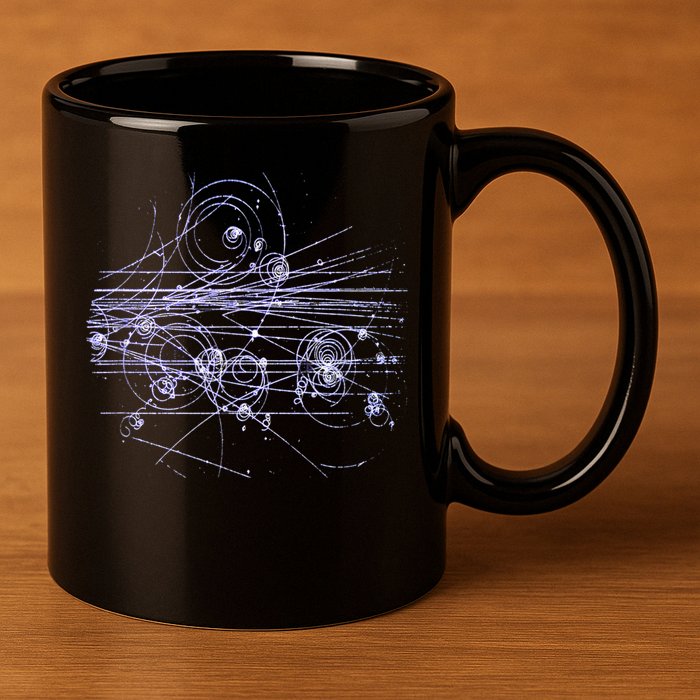 Quantum Mechanics Higgs Boson LHC Particle Physics Scientist 11oz C Handle Ceramic Mug