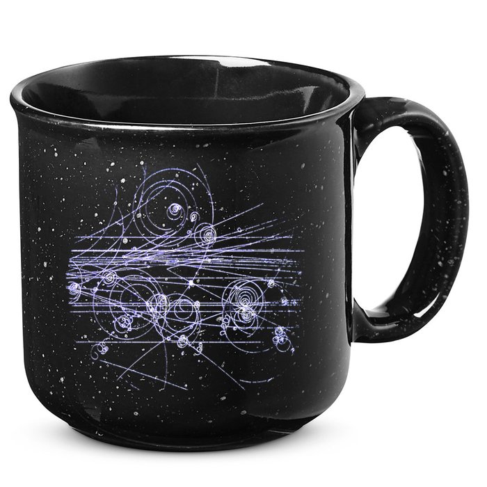 Quantum Mechanics Higgs Boson LHC Particle Physics Scientist 15oz Campfire Ceramic Mug