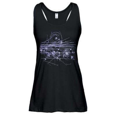 Quantum Mechanics Higgs Boson LHC Particle Physics Scientist Ladies Essential Flowy Tank