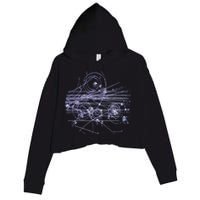 Quantum Mechanics Higgs Boson LHC Particle Physics Scientist Crop Fleece Hoodie
